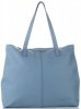 Kožené kabelka shopper bag Vittoria Gotti modrá V5705